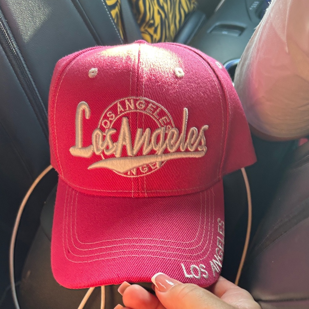 Vibrant Pink Los Angeles Cap